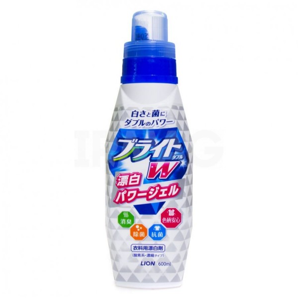 Deguonies baliklis Liquid Oxygen Bleach su antibakteriniu poveikiu LION "Bright W" 600ml